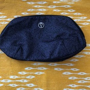 Ivivva purplish-black patterned pouch /cosmetic bag